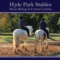  Cantering down Rotten Row in London's Hyde Park...