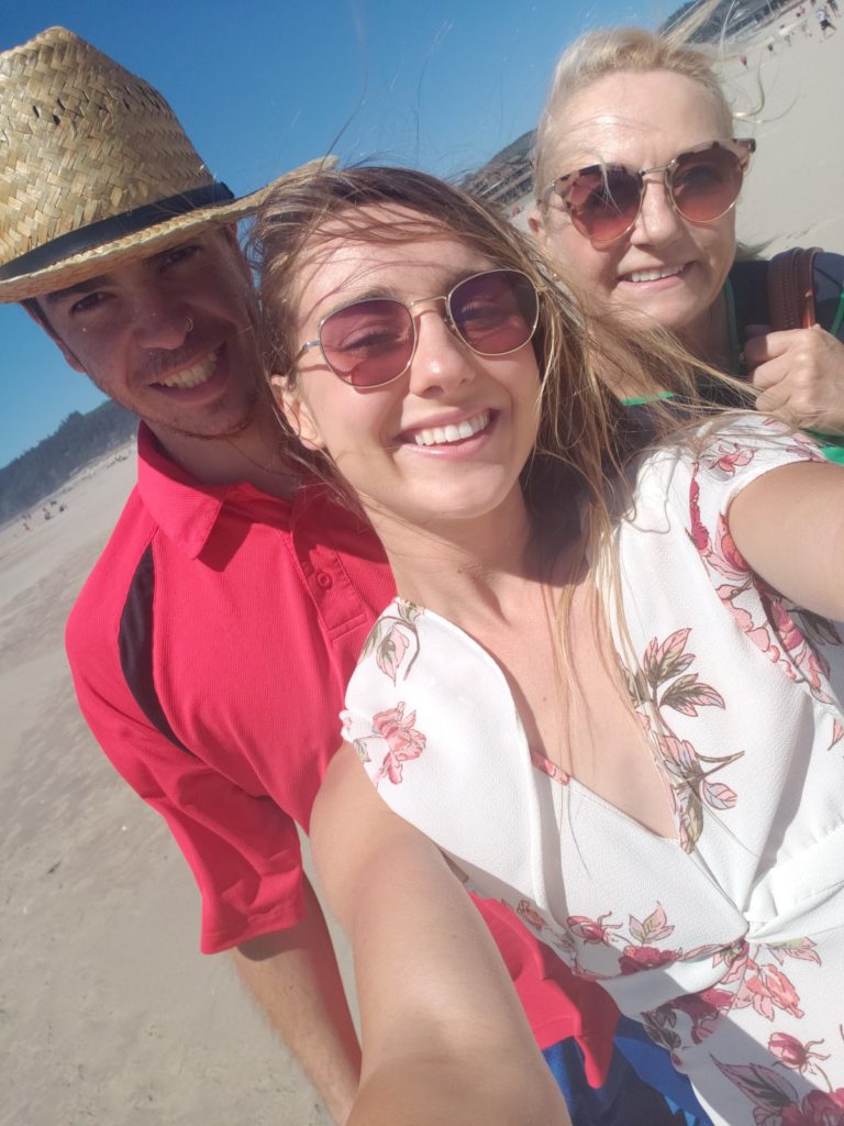 Three Cool Customers! Cannon Beach, Oregon coast.