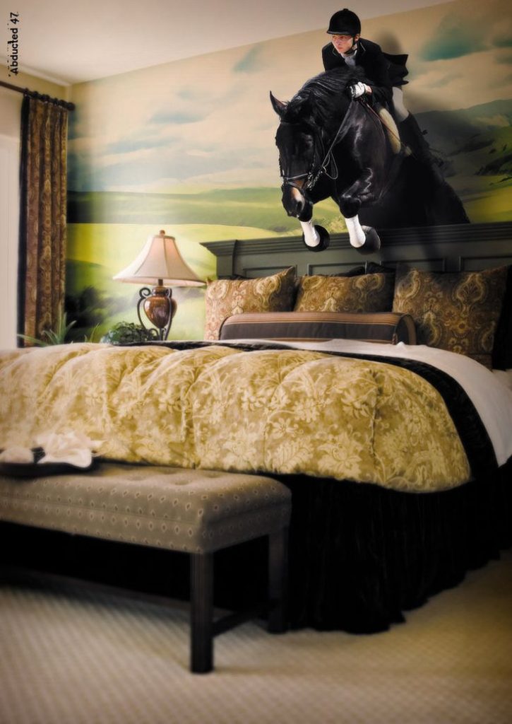 Equestrian bedroom
