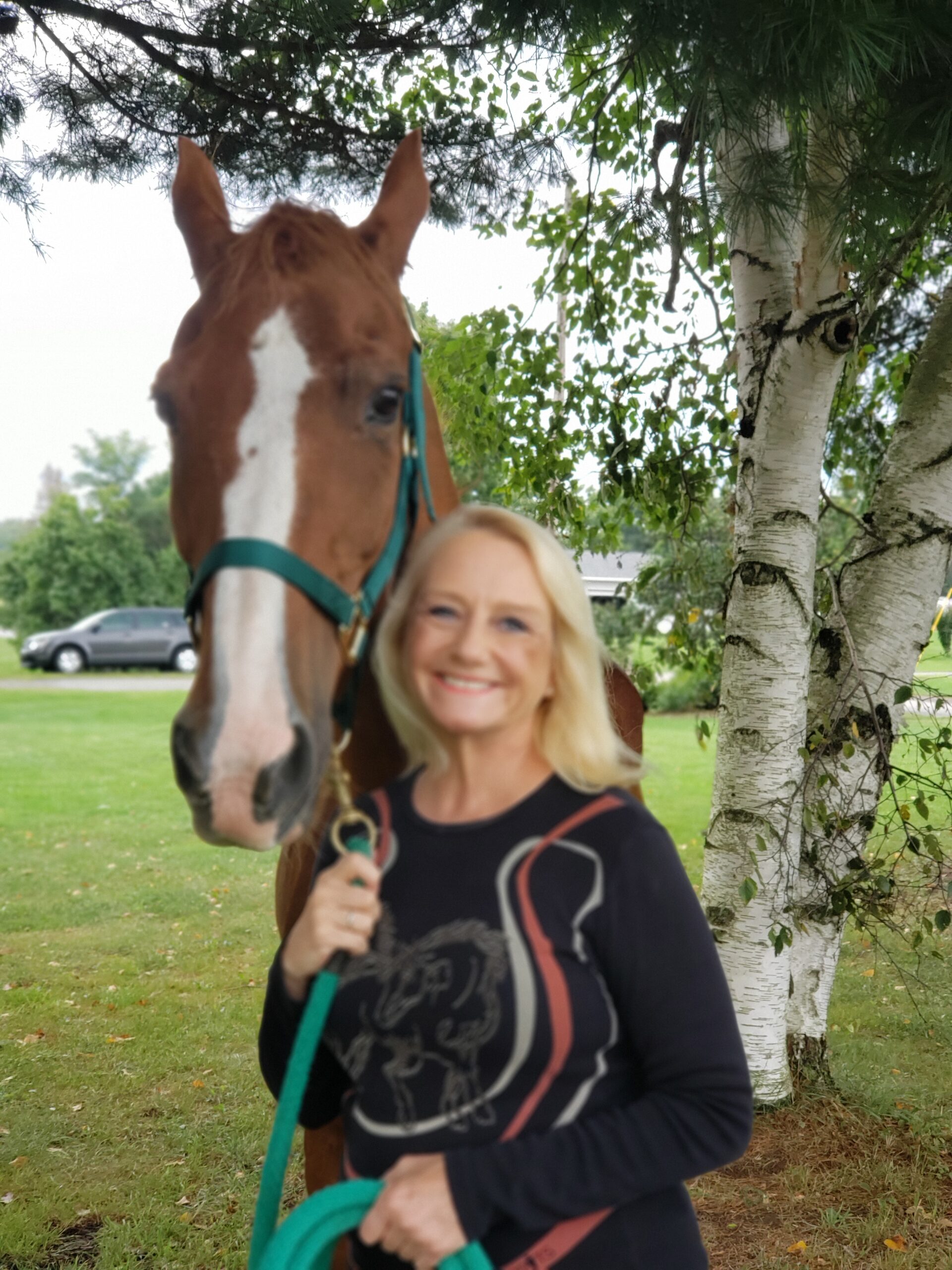 Janet & The Duke Of Denver horse