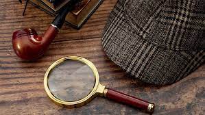 pipe and magnifying glass