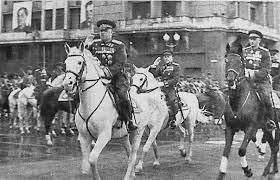 soldiers on horses