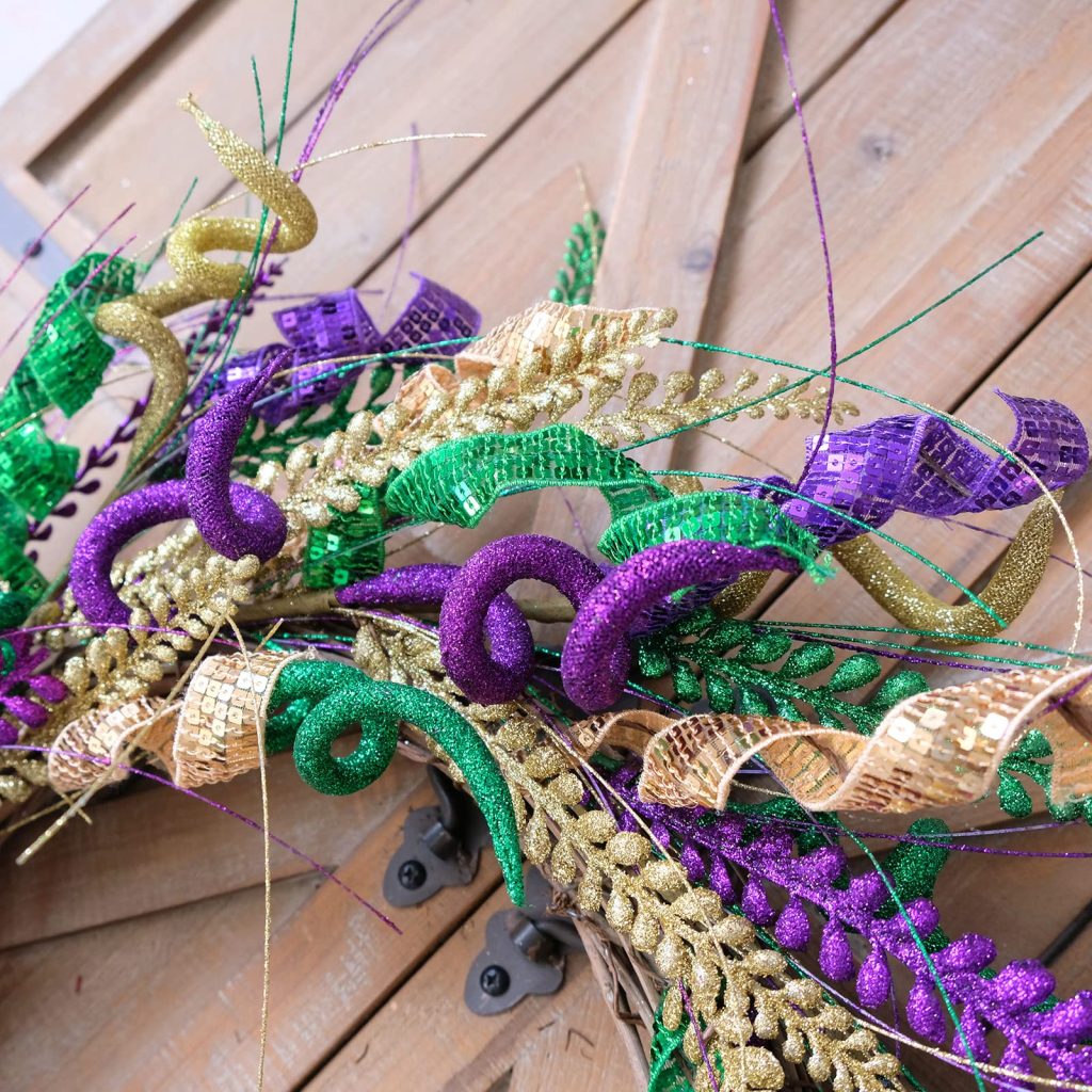 mardi gras garland