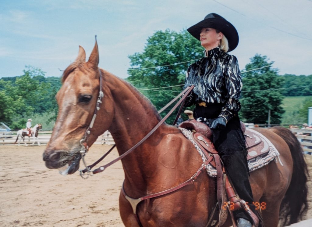 woman on horse