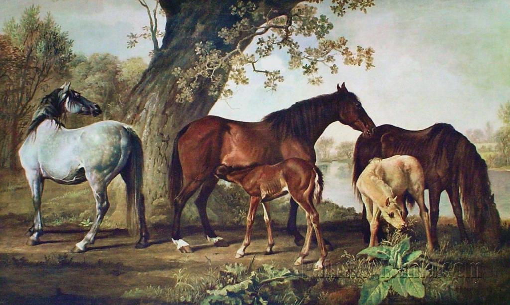 Mares And Foals 1724